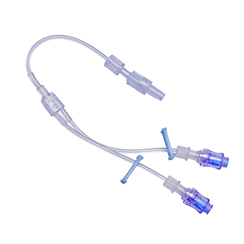 Micro-Bore Extension Set with 2 x Needleless Access Sites to Male Luer Lock and 2 x Lumen & RC